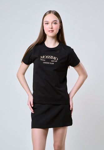 Mossimo Zeva Black New York Classic Fit Tee
