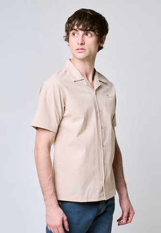 Mossimo Blake Khaki Woven Comfort Short Sleeves