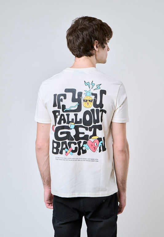 Mossimo Ambrose Beige Unisex Tee