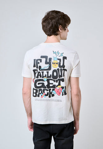 Mossimo Ambrose Beige Unisex Tee