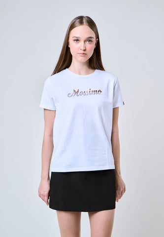 Mossimo Charlotte White Classic Fit Tee