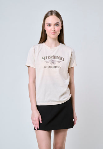 Mossimo Gianna Tapioca Classic Fit Tee