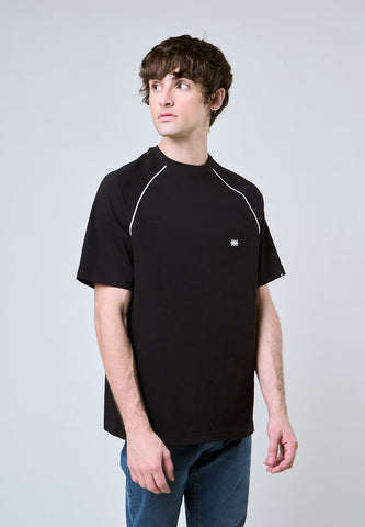 Mossimo Cameron Black Comfort Raglan Shirt