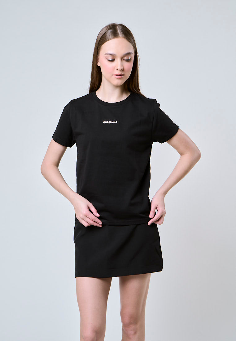 Mossimo Sapphira Black Classic Fit Tee