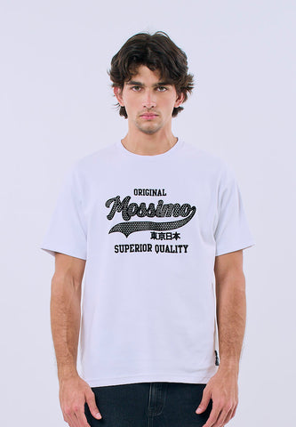 Mossimo Men's White Regular Fit Graphic Tee