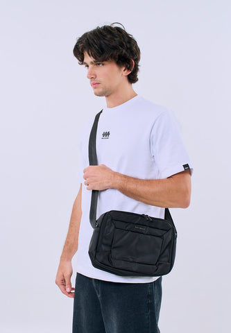 Mossimo Tyrian Black Large Sling Bag For Men