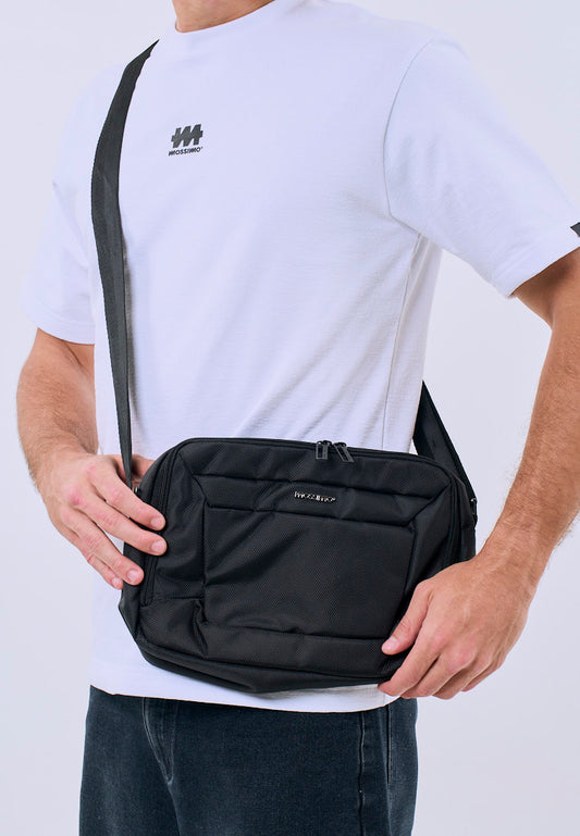 Mossimo Tyrian Black Large Sling Bag For Men