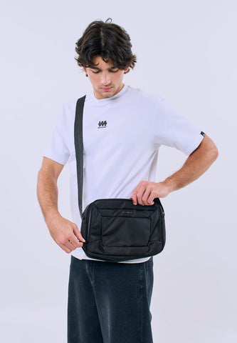 Mossimo Tyrian Black Large Sling Bag For Men