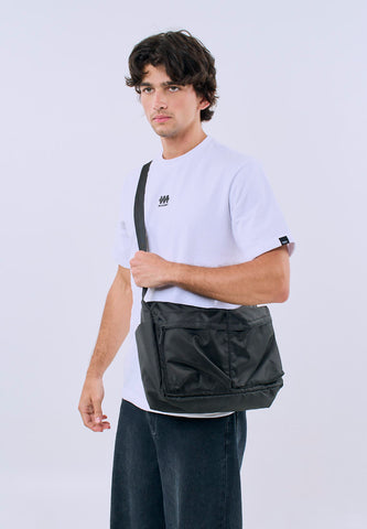 Mossimo Daelen Black Shoulder Bag For Men