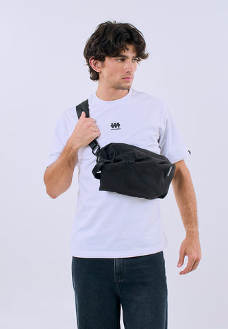 Mossimo Cassiel Black Unisex 2in1 Body Bag and Backpack