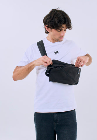 Mossimo Cassiel Black Unisex 2in1 Body Bag and Backpack