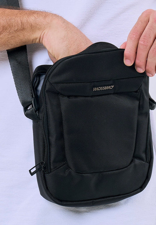 Mossimo Kaelor Black Medium Sling Bag For Men
