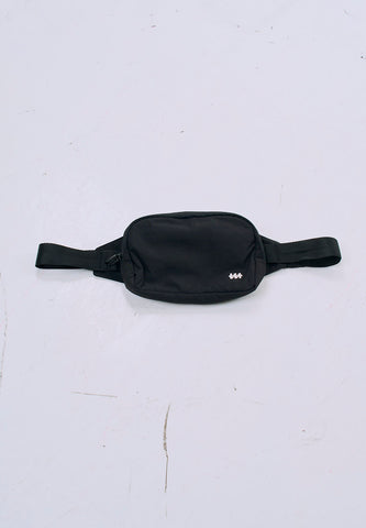 Mossimo Aurel Black Unisex Belt Bag