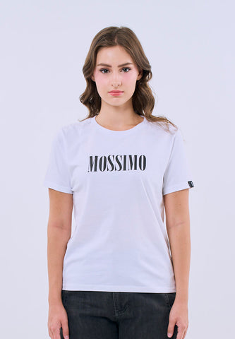 Mossimo Emma White Classic Fit Tee For Women