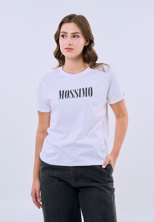 Mossimo Emma White Classic Fit Tee For Women