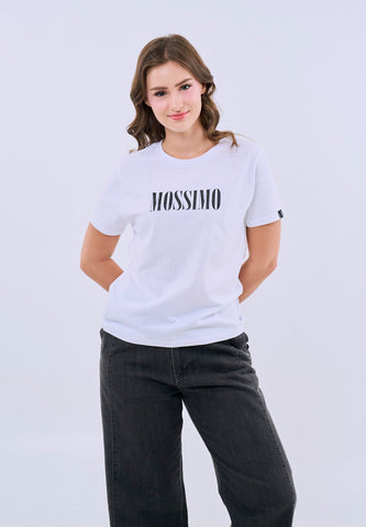 Mossimo Emma White Classic Fit Tee For Women