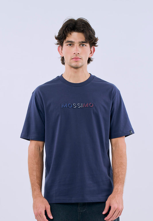 Mossimo Men's Embossed Logo Regular Fit Tee