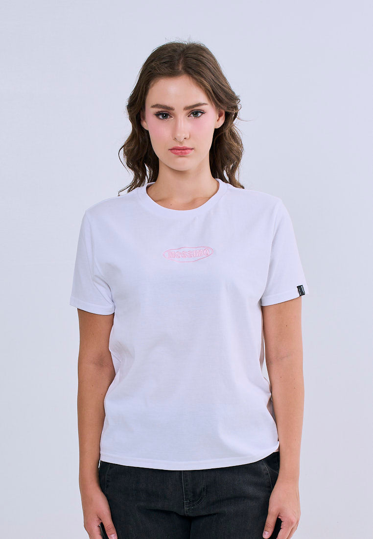 Mossimo Virelle White Classic Fit Tee For Women
