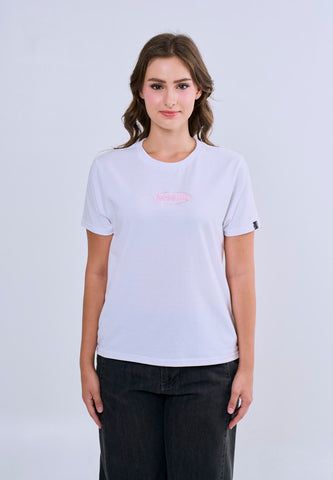 Mossimo Virelle White Classic Fit Tee For Women