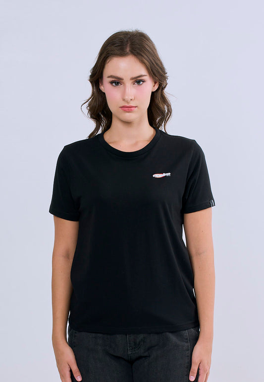 Mossimo Amara Black Classic Fit Tee For Women