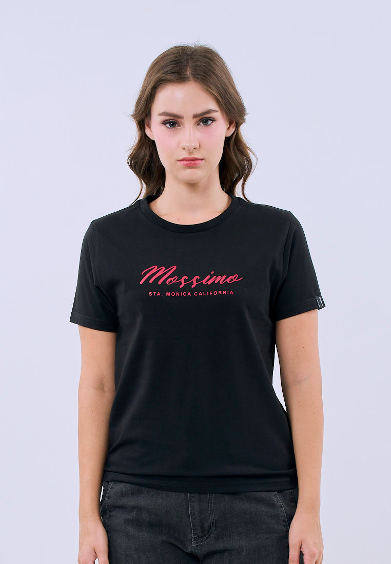 Mossimo Arabella Black Classic Fit Tee For Women