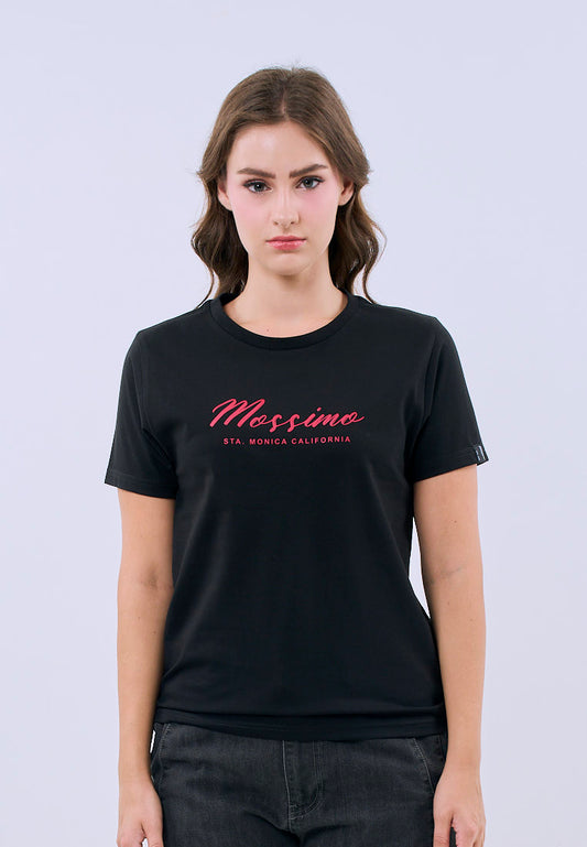 Mossimo Arabella Black Classic Fit Tee For Women