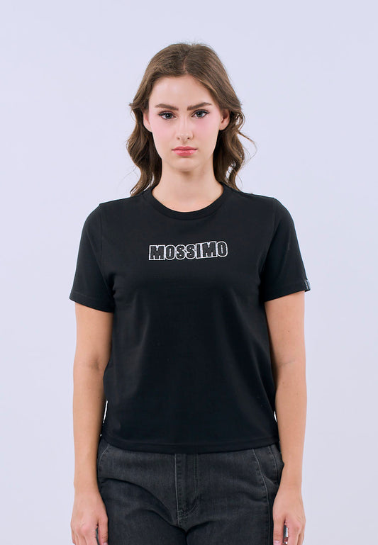 Mossimo Odessa Black Comfort Fit Tee For Women