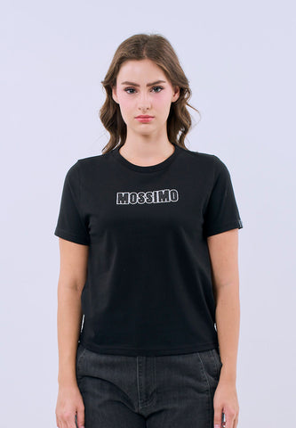 Mossimo Odessa Black Comfort Fit Tee For Women