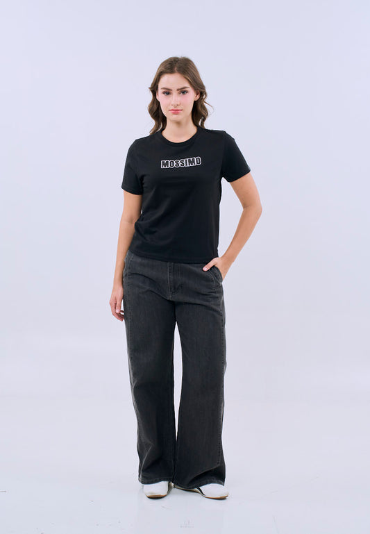 Mossimo Odessa Black Comfort Fit Tee For Women