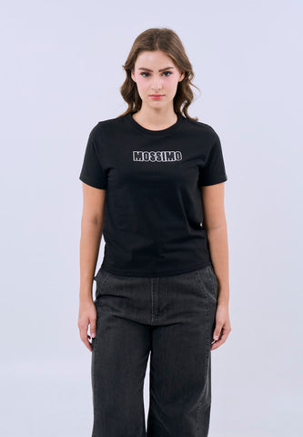Mossimo Odessa Black Comfort Fit Tee For Women