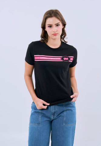 Mossimo Elodie Black Classic Fit Tee For Women