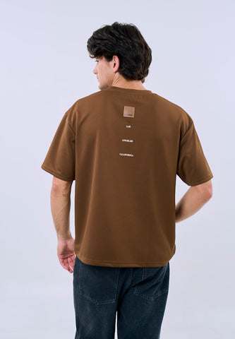 Mossimo Men's Rust Premium Modern Fit Tee with Back Print