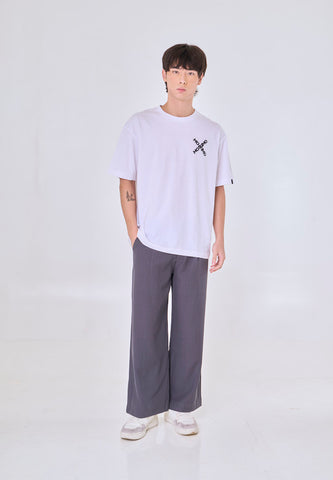 Mossimo Damian Black Straight Fit Pleated Pants