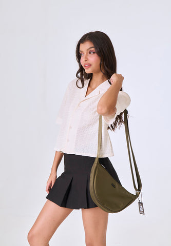 Mossimo Clouie Green Crossbody Bag
