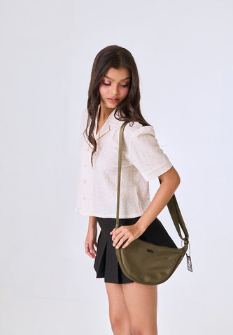 Mossimo Clouie Green Crossbody Bag