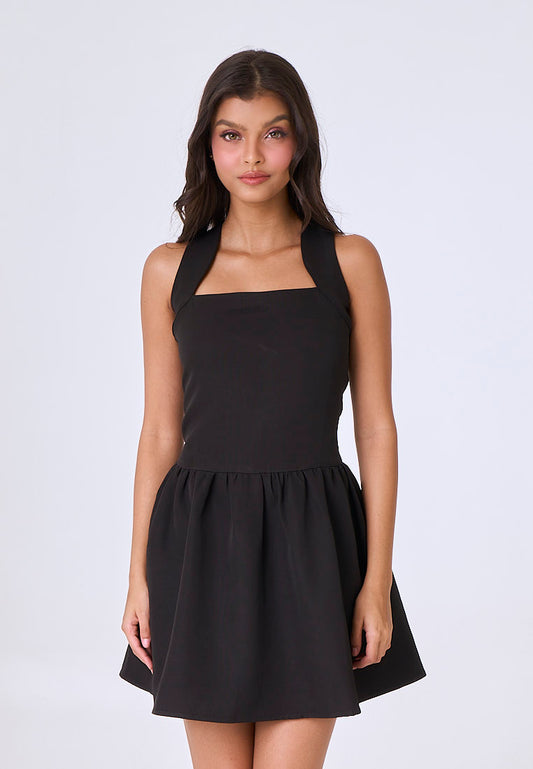 Mossimo Adley Black Body Mini Dress