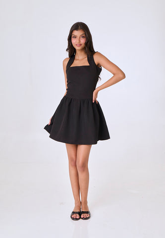 Mossimo Adley Black Body Mini Dress