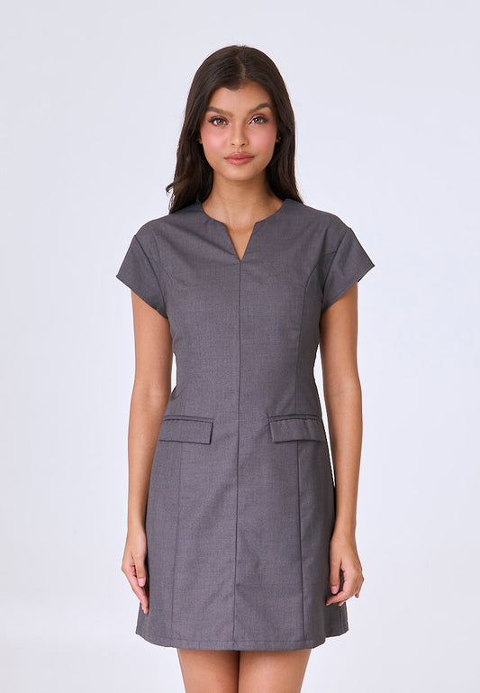 Mossimo Avani Dark Gray Mini Dress