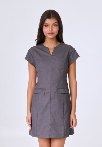 Mossimo Avani Dark Gray Mini Dress
