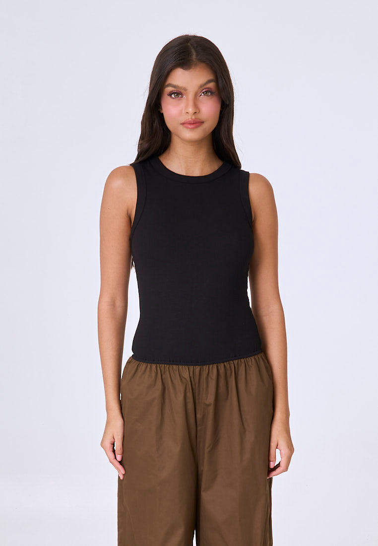 Mossimo Brinley Caramel Wide Jumpsuit