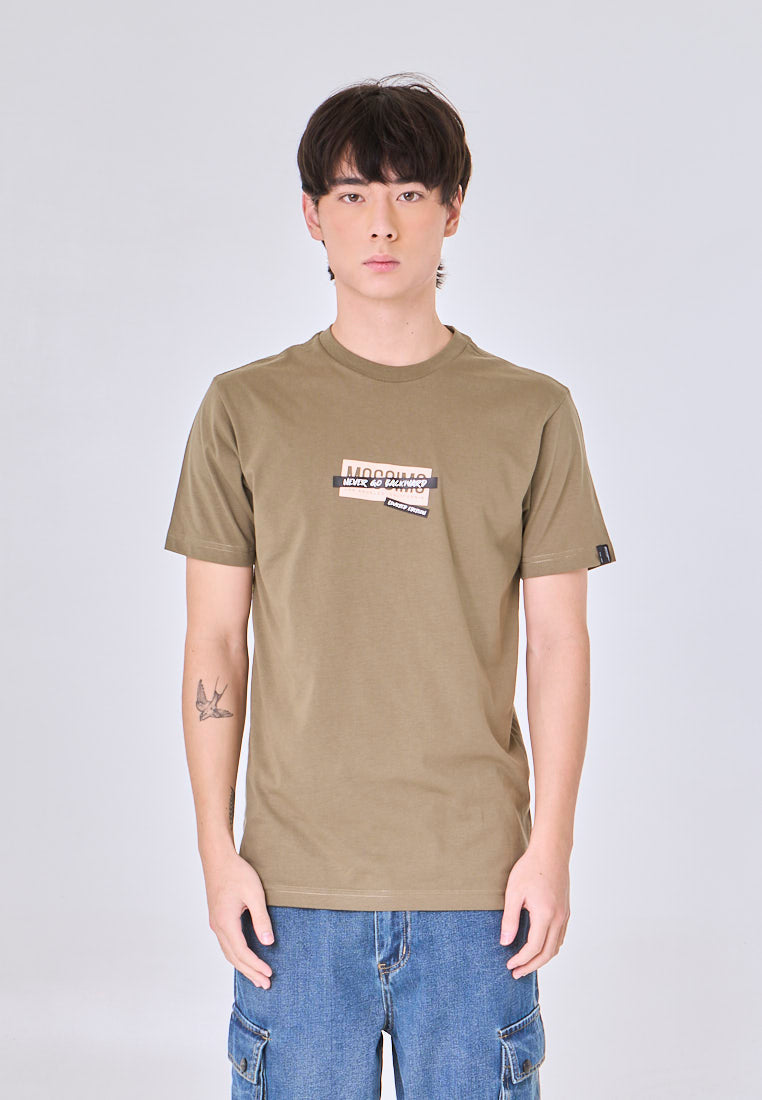 Mossimo Elias Olive Green Muscle Fit Tee