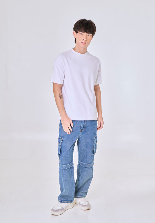 Mossimo Kael White Urban Fit Tee