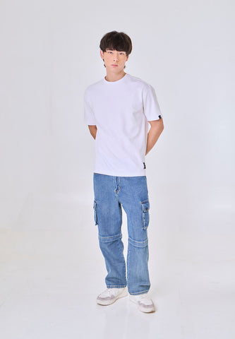 Mossimo Kael White Urban Fit Tee