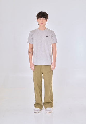 Mossimo Dash Heather Gray Muscle Fit Tee