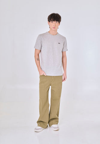 Mossimo Dash Heather Gray Muscle Fit Tee