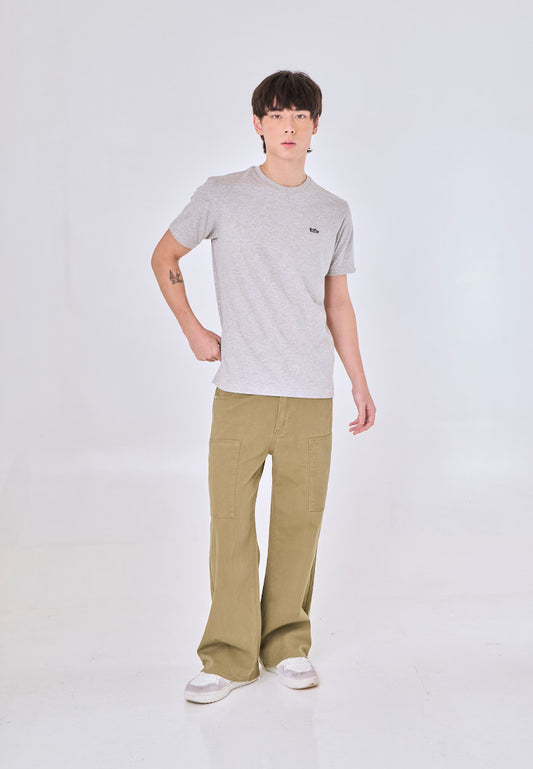 Mossimo Dash Heather Gray Muscle Fit Tee