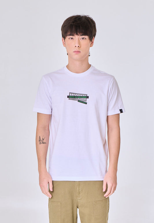 Mossimo Elias White Muscle Fit Tee