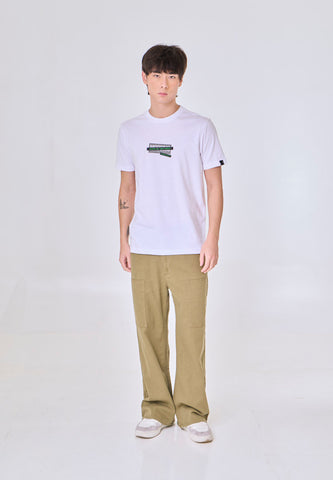 Mossimo Elias White Muscle Fit Tee