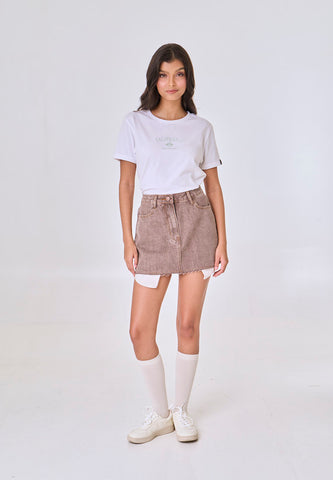 Mossimo Aeris Choco Denim Mini Skirt