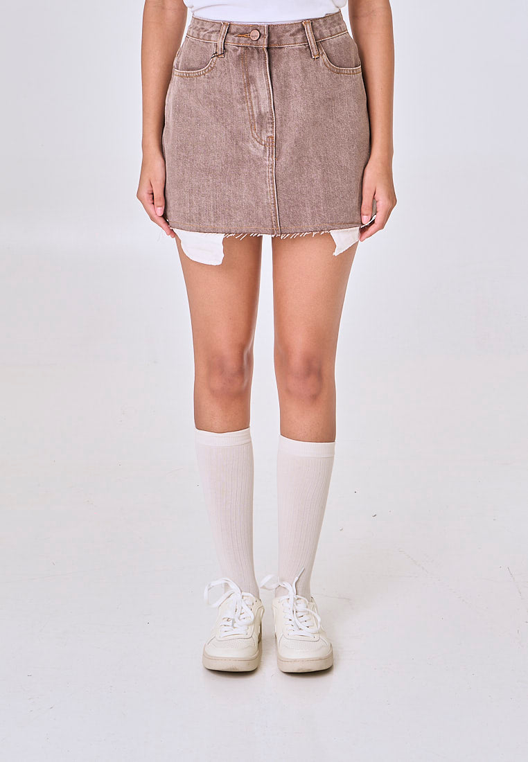 Mossimo Aeris Choco Denim Mini Skirt